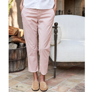 Frank & Eileen Wicklow Pant in Light Pink cotton sz 8